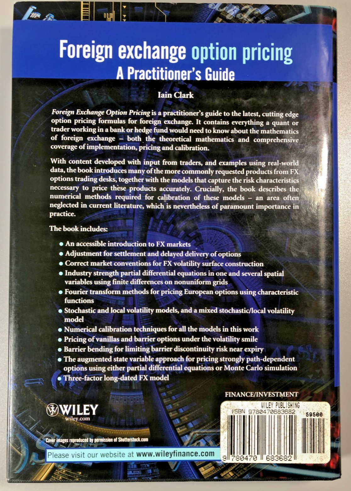 Foreign Exchange Option Pricing Practitioner Guide Iain Clark Wiley Finance HB