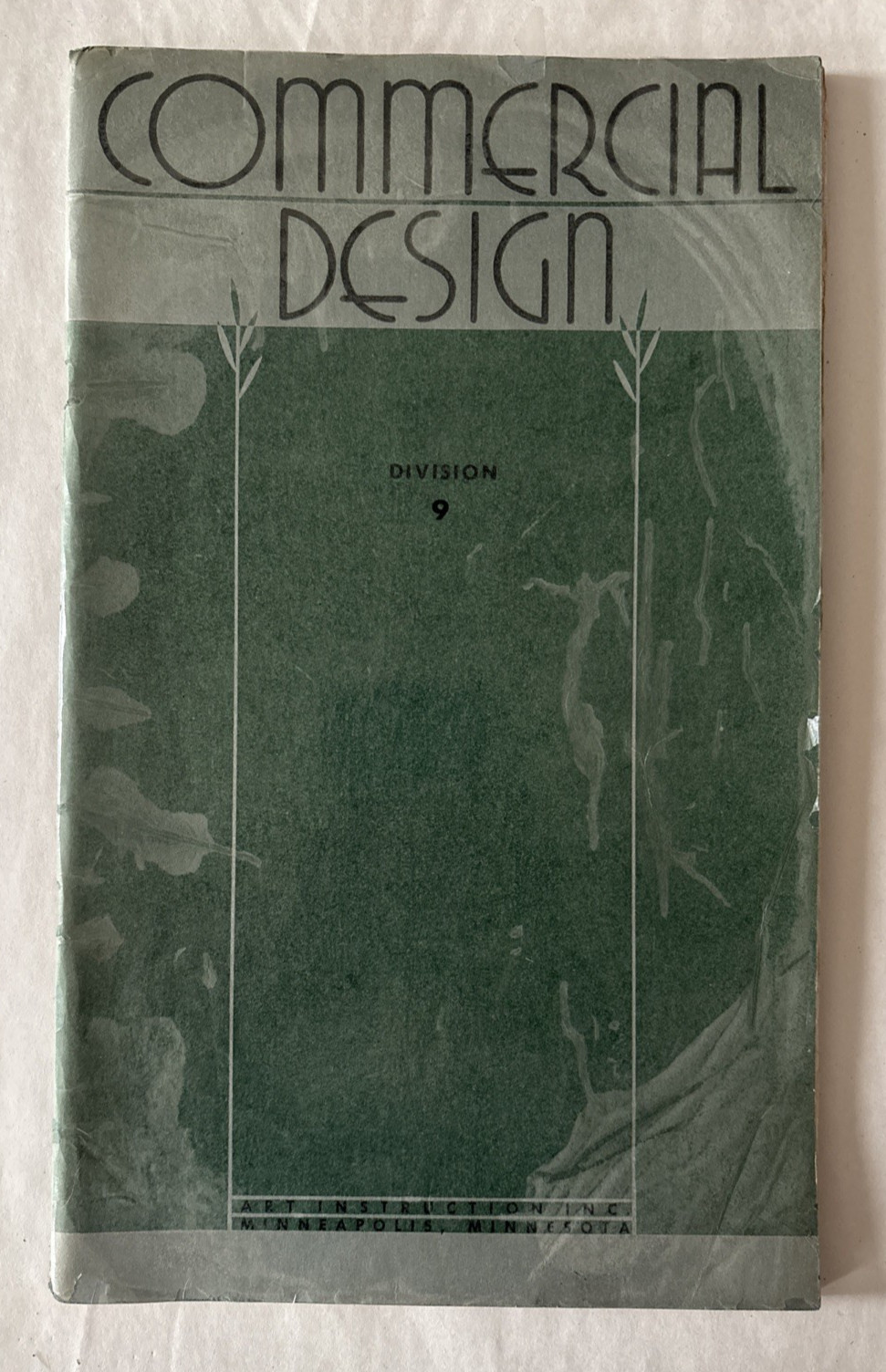COMMERCIAL DESIGN-LOT of FIVE VINTAGE TEXTBOOKS-1940s