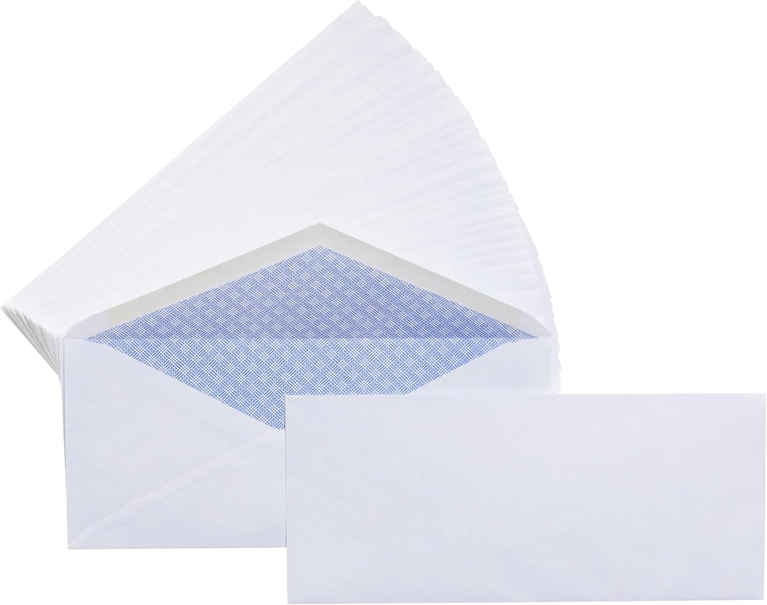 #10 Security Tinted Business Gummed Envelopes, Moisture Sealed, 4-1/8 X 9-1/2 In