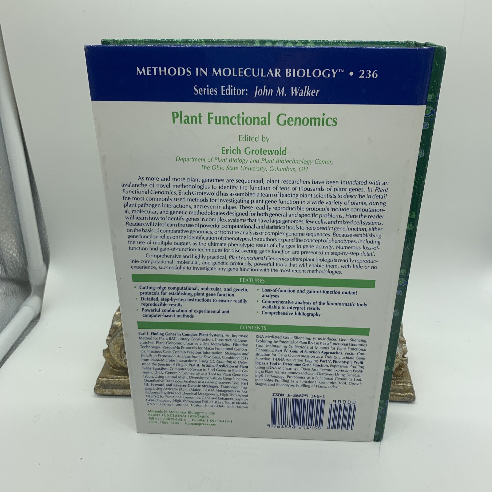 Plant Functional Genomics: Methods And Protocols See Photos Personalized Author