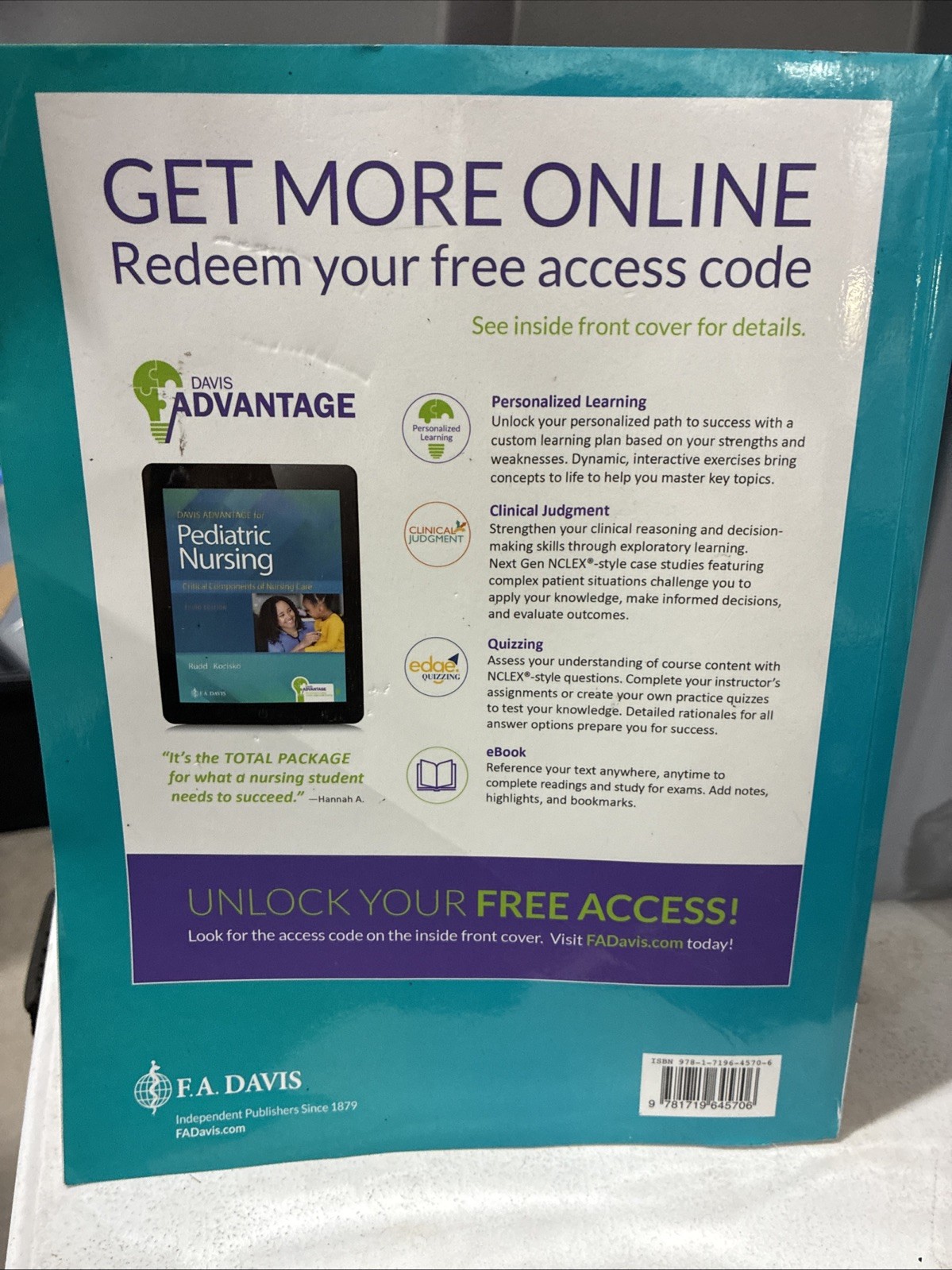 Davis Advantage for Pediatric Nursing: Critical Components of Nursi – New