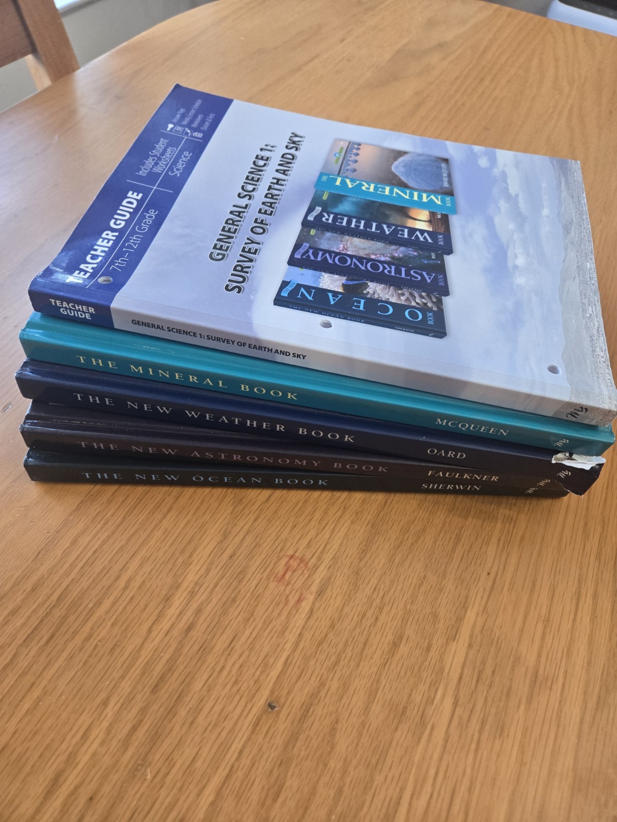 Master Books General Science 1 Set Earth And Sky Jr HIGH School 7-12 Homeschool