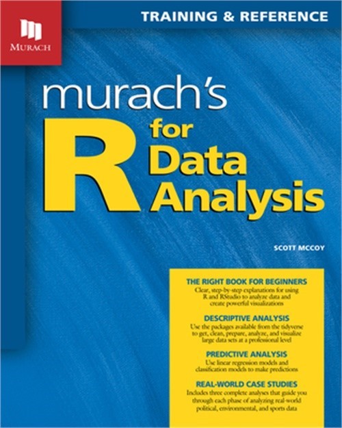 Murach’s R for Data Analysis (Paperback or Softback)