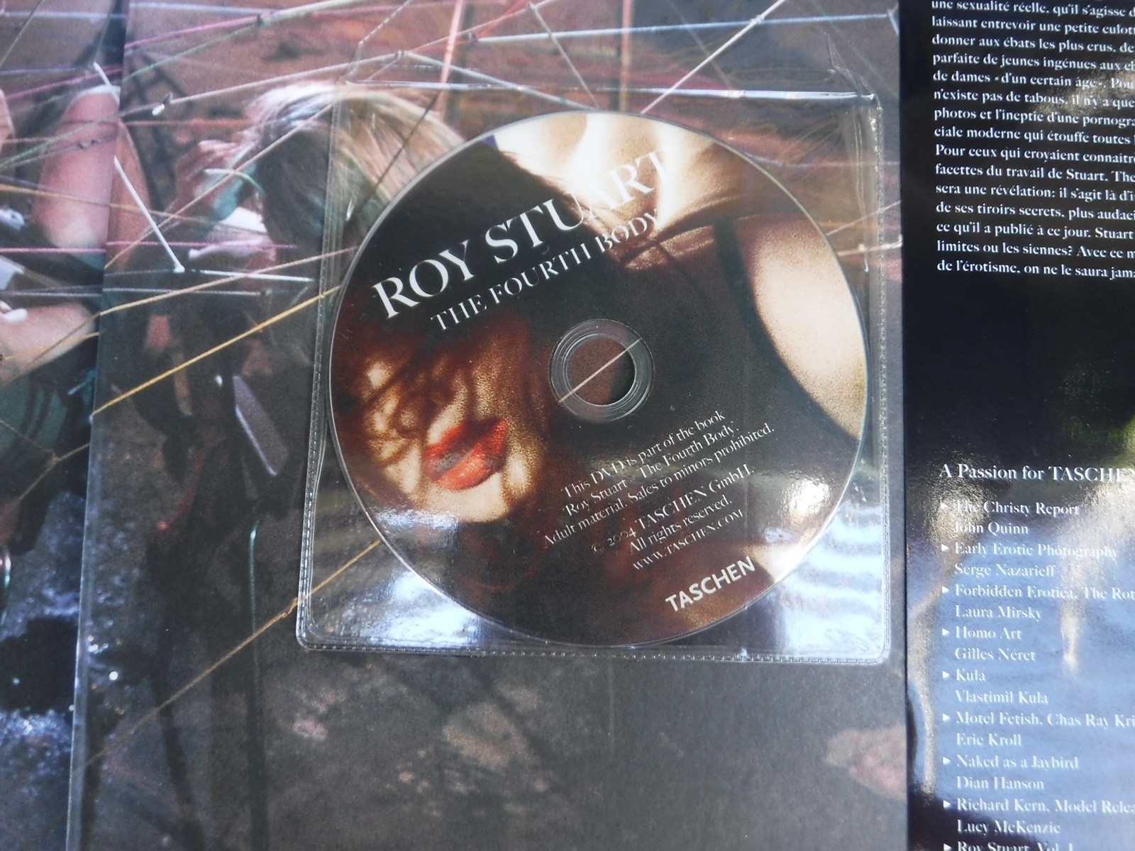 Roy Stuart The Fourth Body with DVD Hardcover Dust Jacket