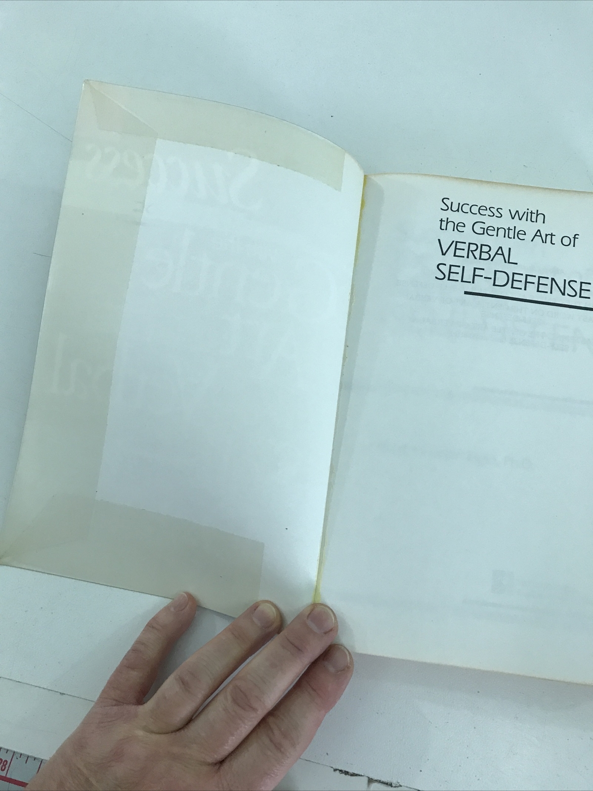 Success With Gentle Art Of Verbal Self-Defense – Suzette Haden Elgin (PB, 1989)