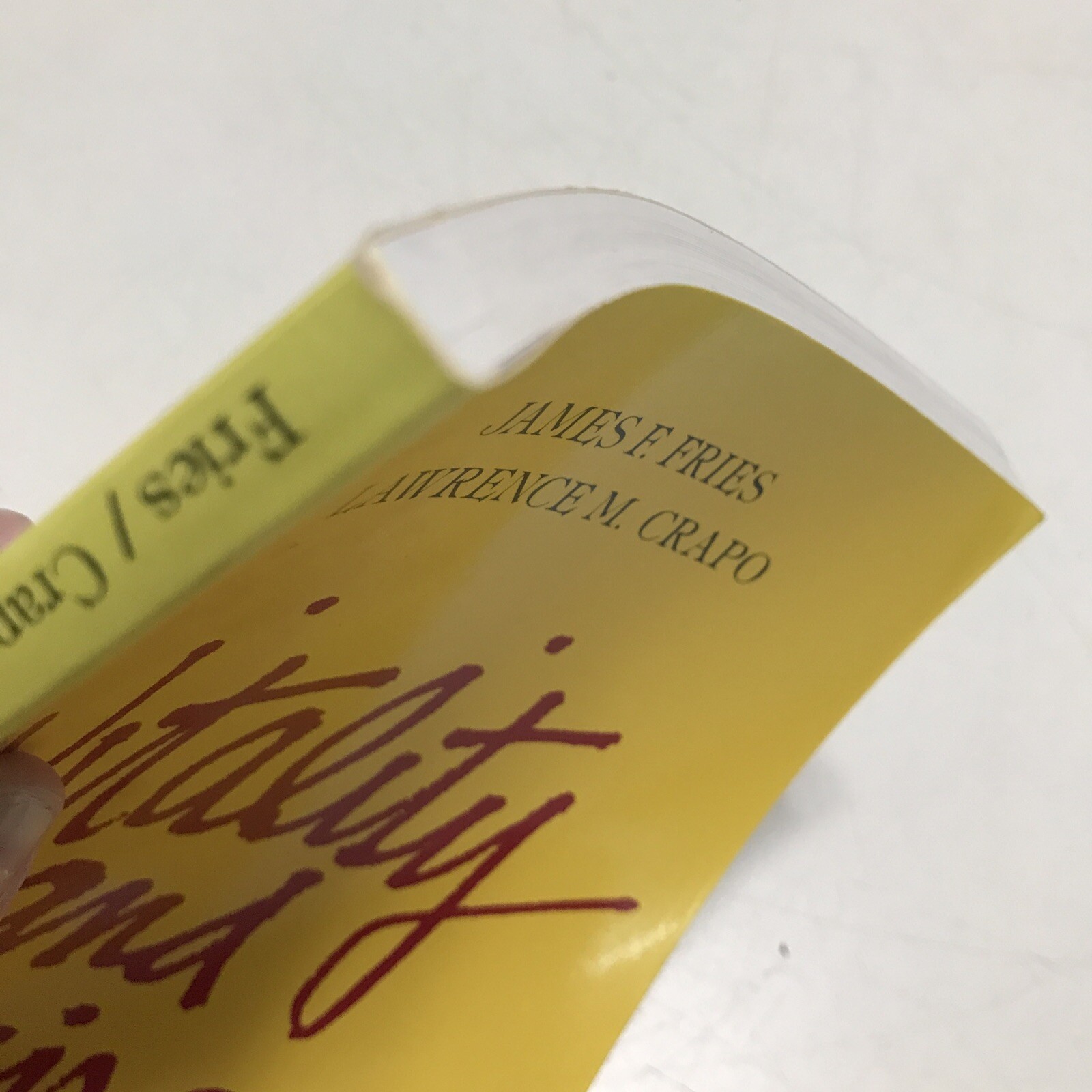 Vitality and Aging : Implications of the Rectangular Curve by Lawrence M. Crapo