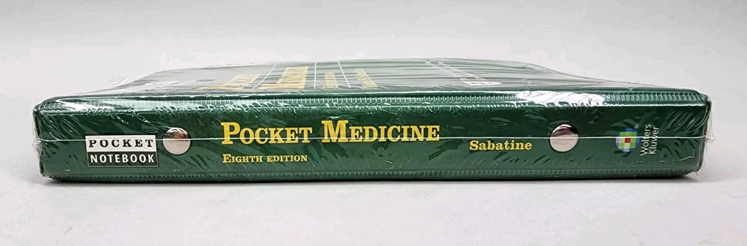 Pocket Notebook Series RingBound 8th Edition Pocket Medicine By Marc S. Sabatine