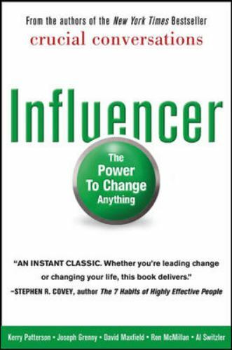 Influencer: The Power to Change Anythi- 9780071484992, hardcover, Patterson, new