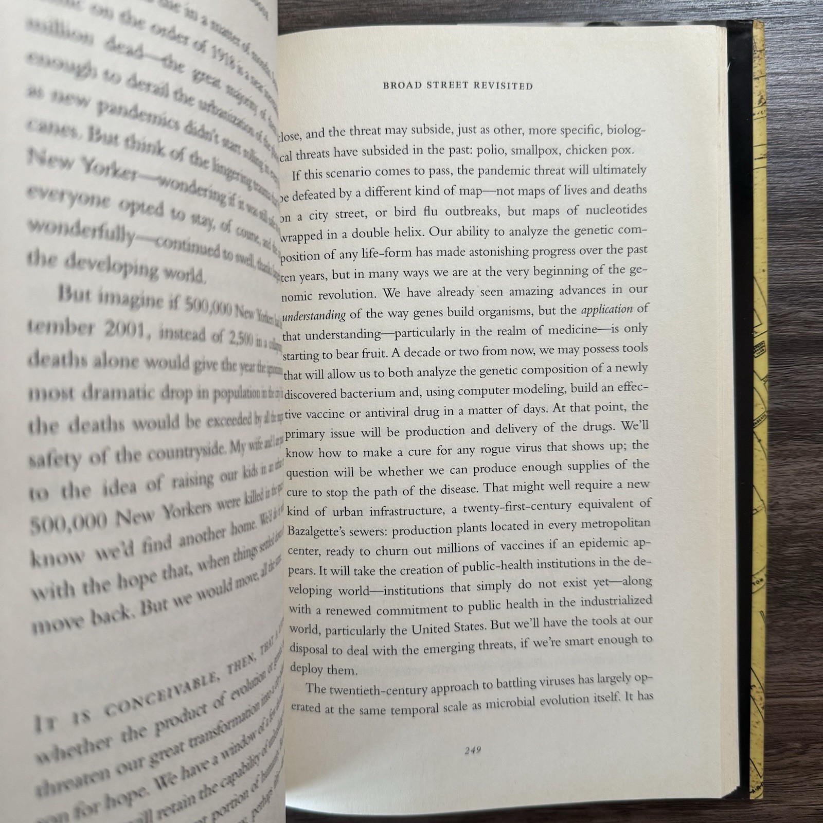 The Ghost Map by Steven Johnson – FIRST EDITION – 3rd PRINTING – 2006