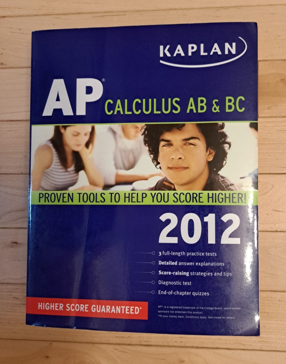 Kaplan AP Calculus AB &BC 2012 Proven Tools, Test Prep, Paperback – Very Good