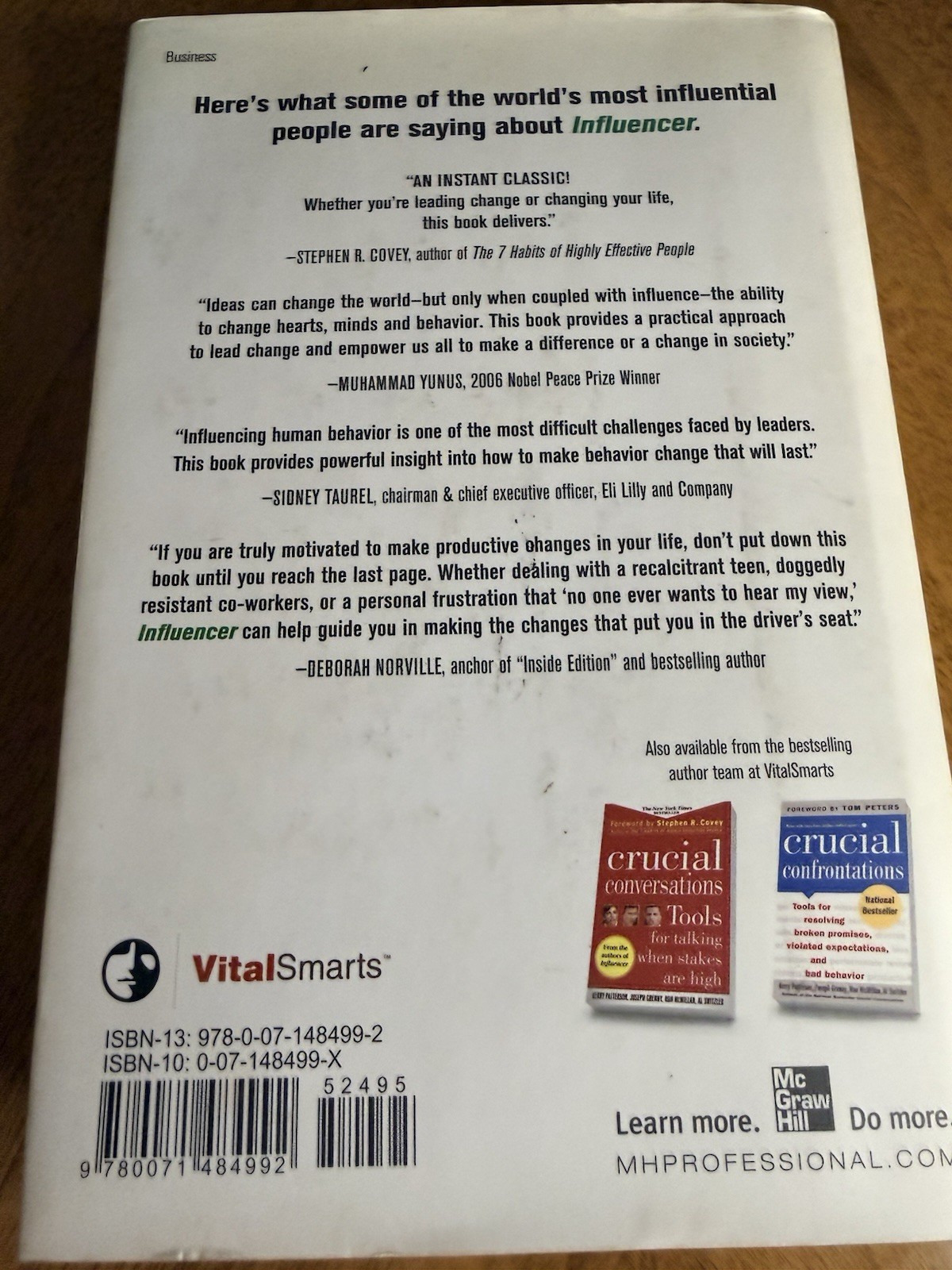 Influencer: The Power to Change Anything Hardcover By Patterson, Kerry, Grenny