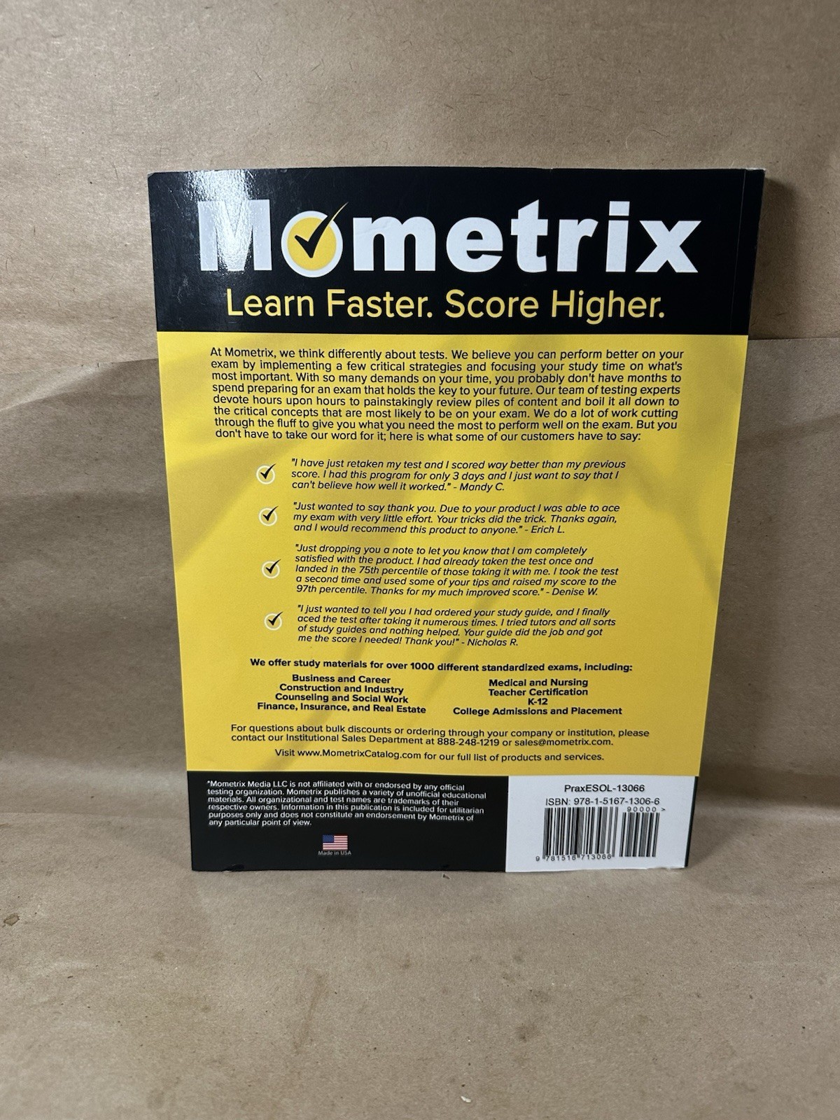 Mometrix Test Praxis English to Speakers of Other Languages 5362 ESOL Secrets