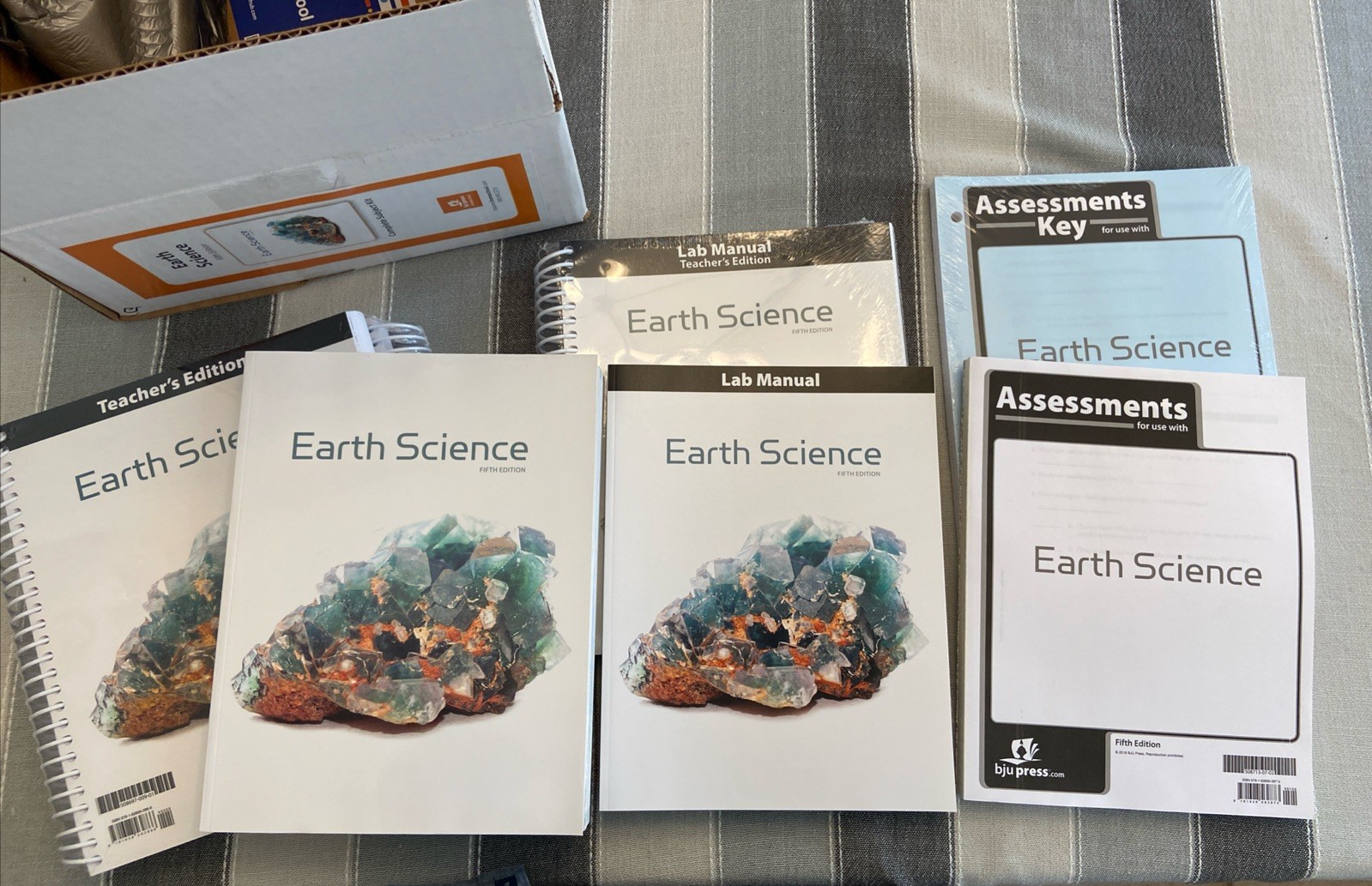NEW BJU 8th grade 8 EARTH SCIENCE Complete Subject Kit 5th ed CURRENT Box Set