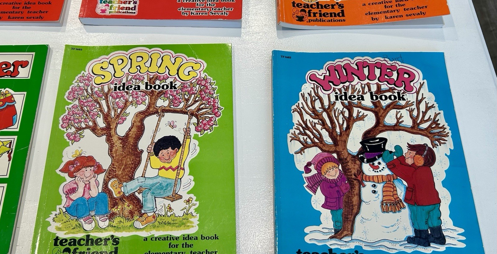 Teacher’s Friend Publications Monthly Idea Books Lot Of 13 Elementary K. Sevaly