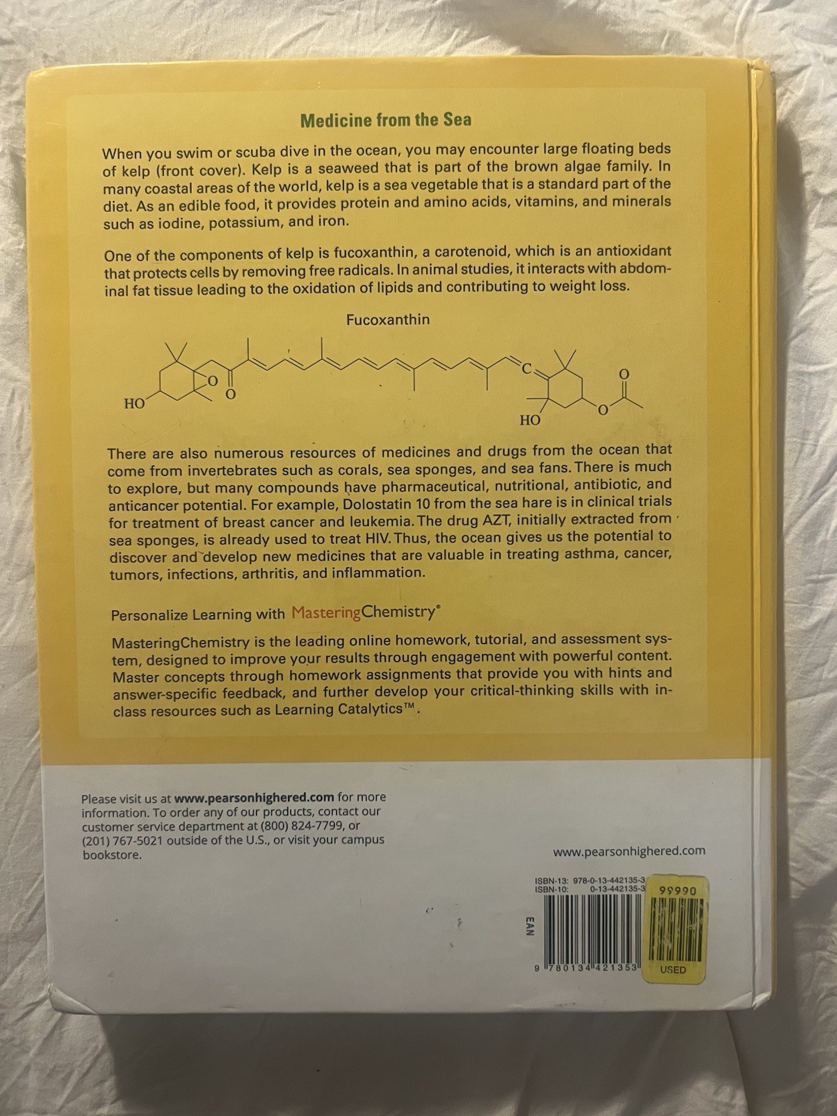 Pearson Timberlake Chemistry: General, Organic & Biological Thirteenth Edition