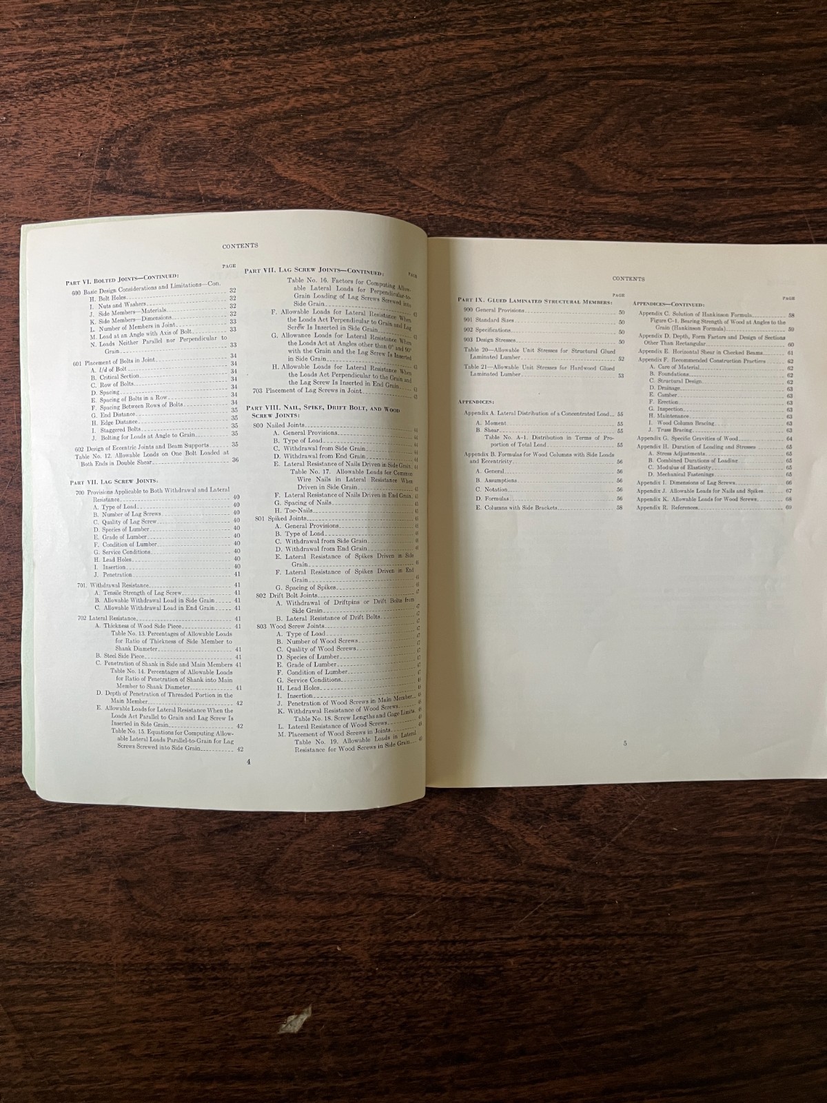 Vintage National Design Specification for Stress-Grade Lumber and.. 1957 Edition