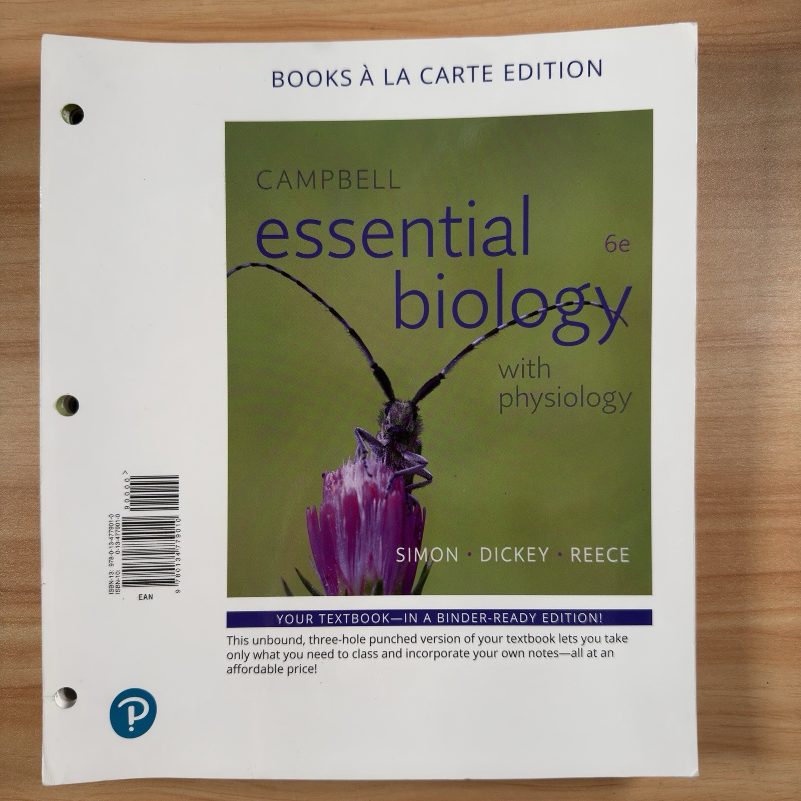 Campbell Essential Biology with Physiology 6th Books a La Carte Pearson