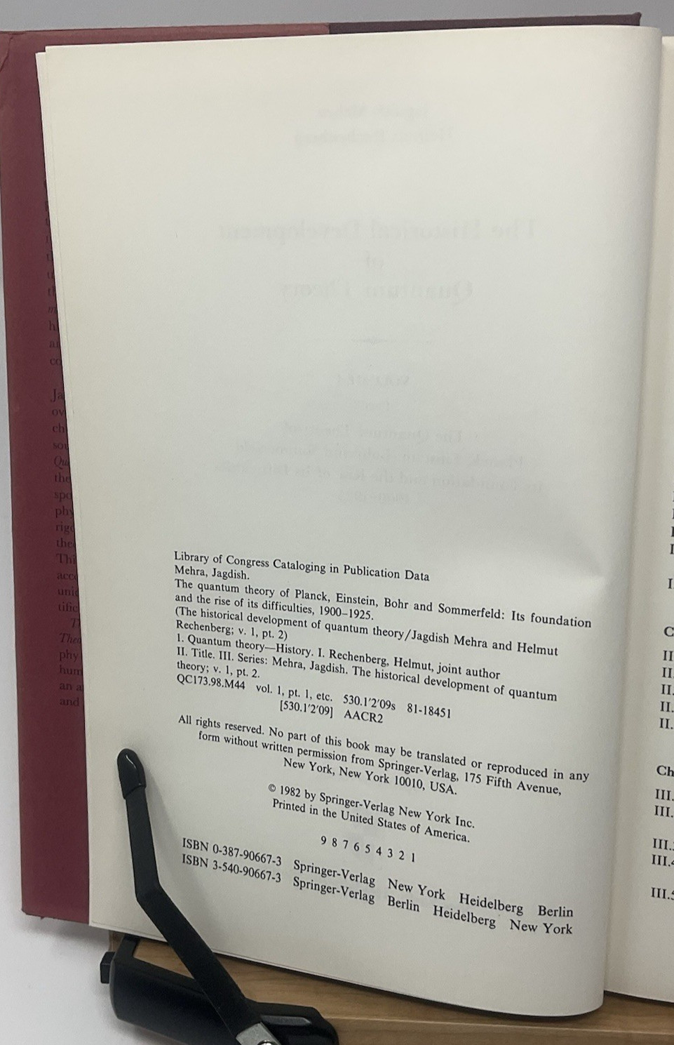 The Historical Development of Quantum Theory Volume 1 Part 2 F5