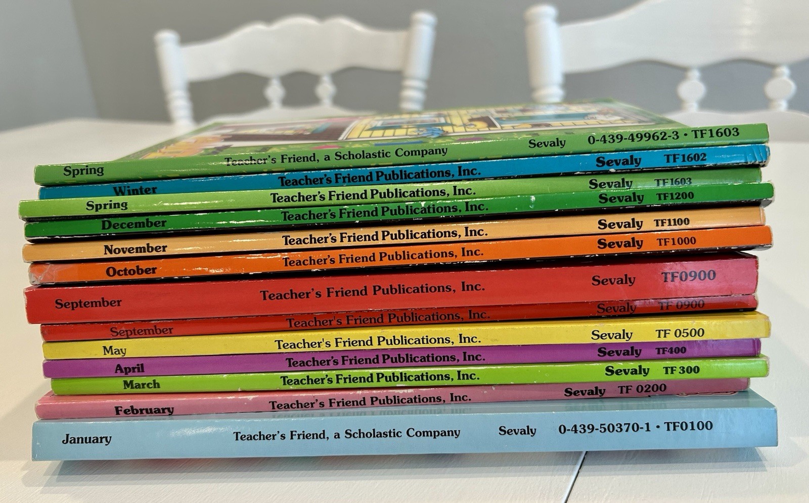 Teacher’s Friend Publications Monthly Idea Books Lot Of 13 Elementary K. Sevaly