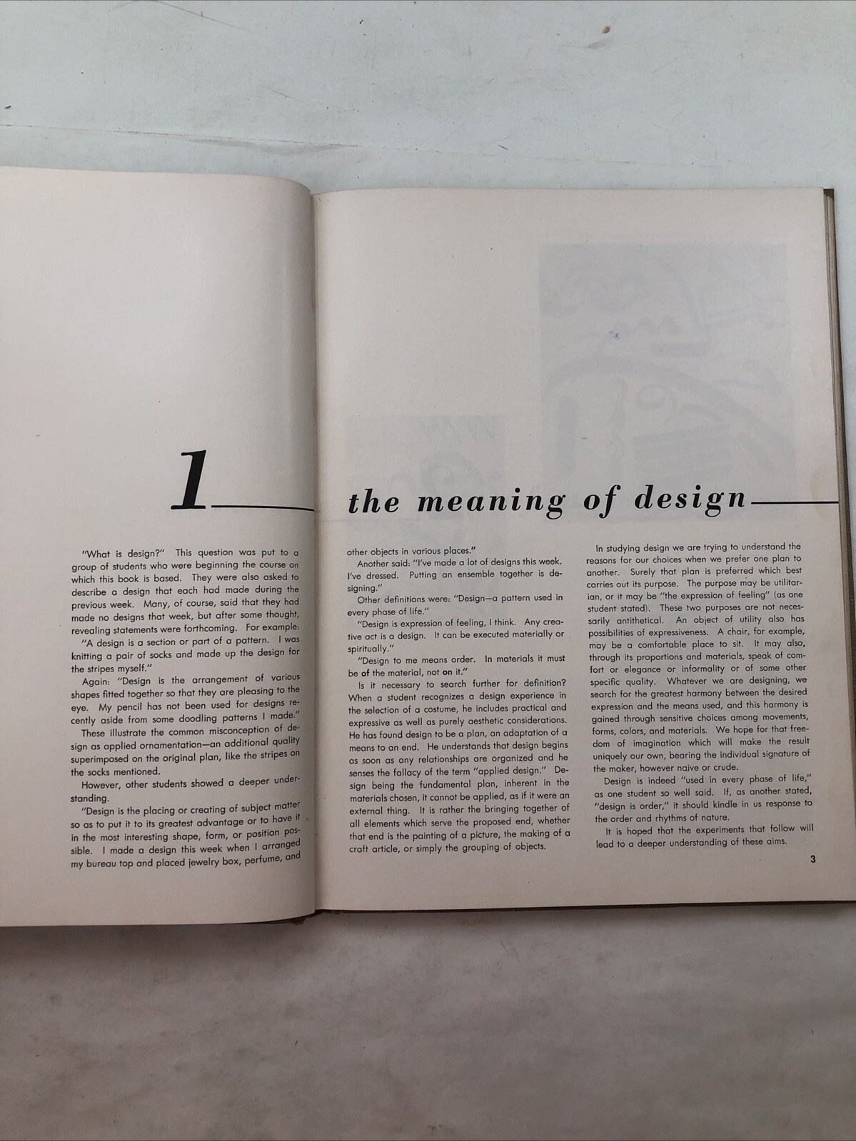 Design: A Creative Approach by Sybil Emerson Vintage HC Book Textbook 1953