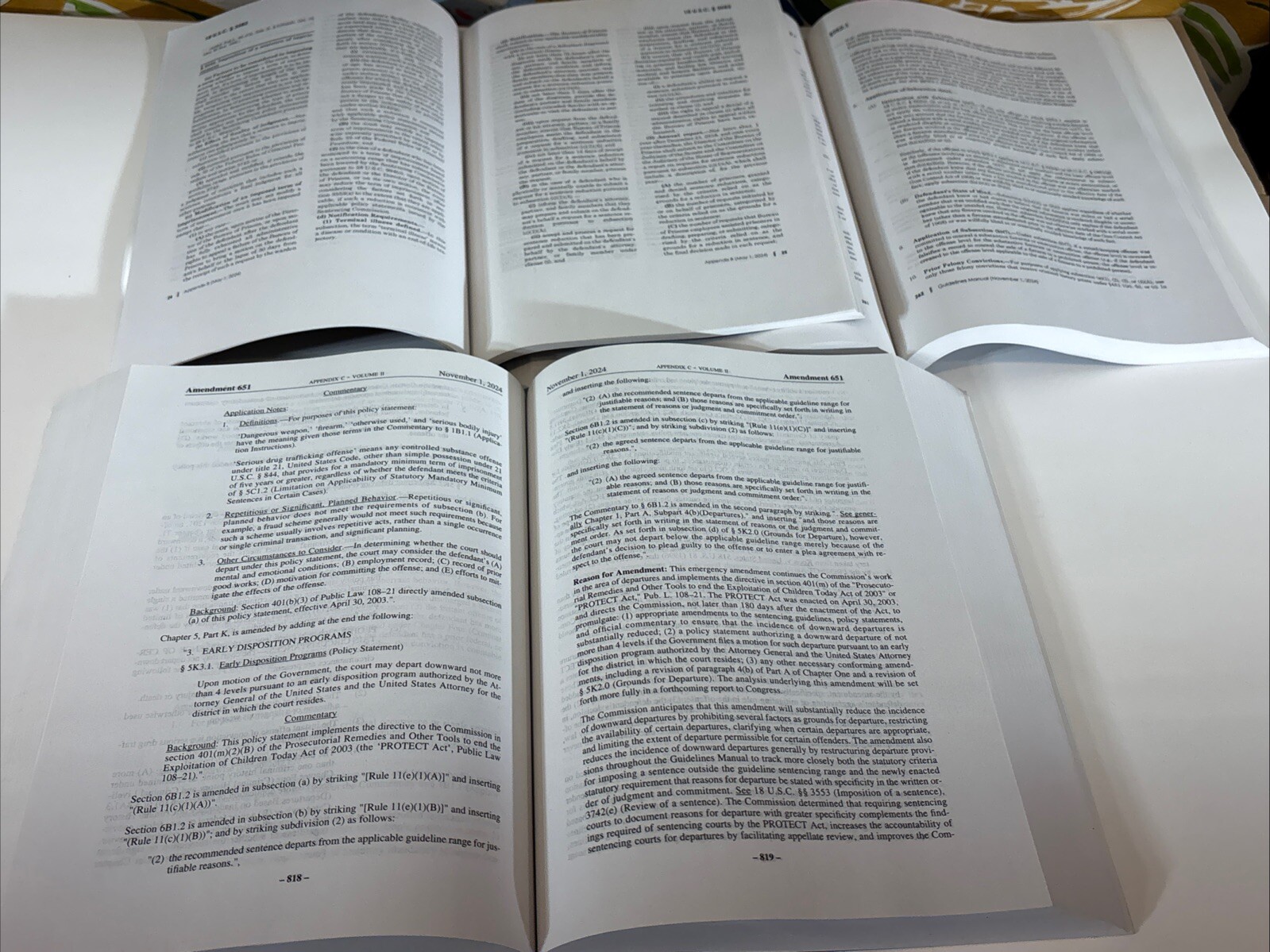 Federal Sentencing Guidelines Manual 2024 Edition Complete Set Volumes 1-3