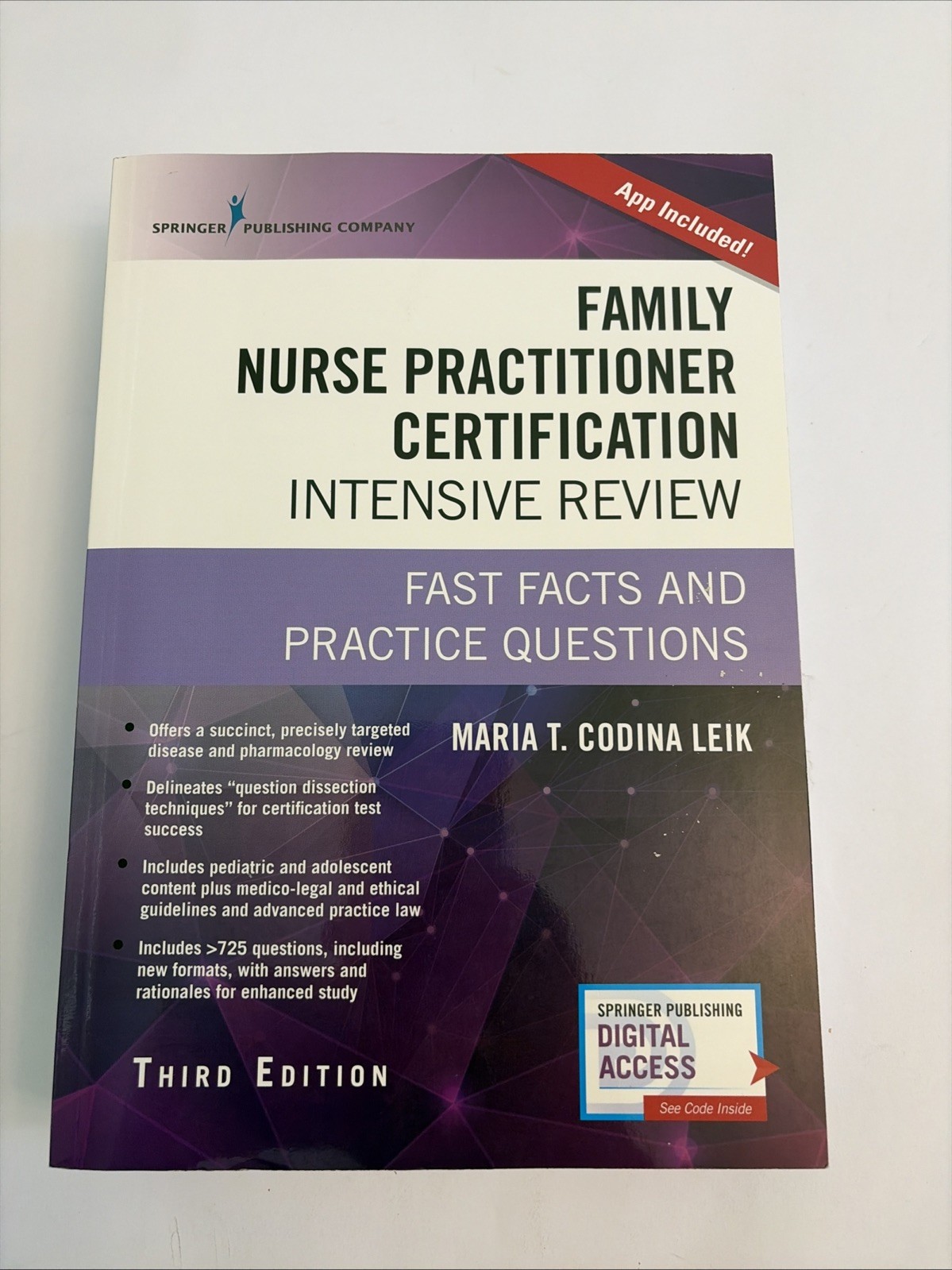 Family Nurse Practitioner Certification – Paperback, by Codina Leik