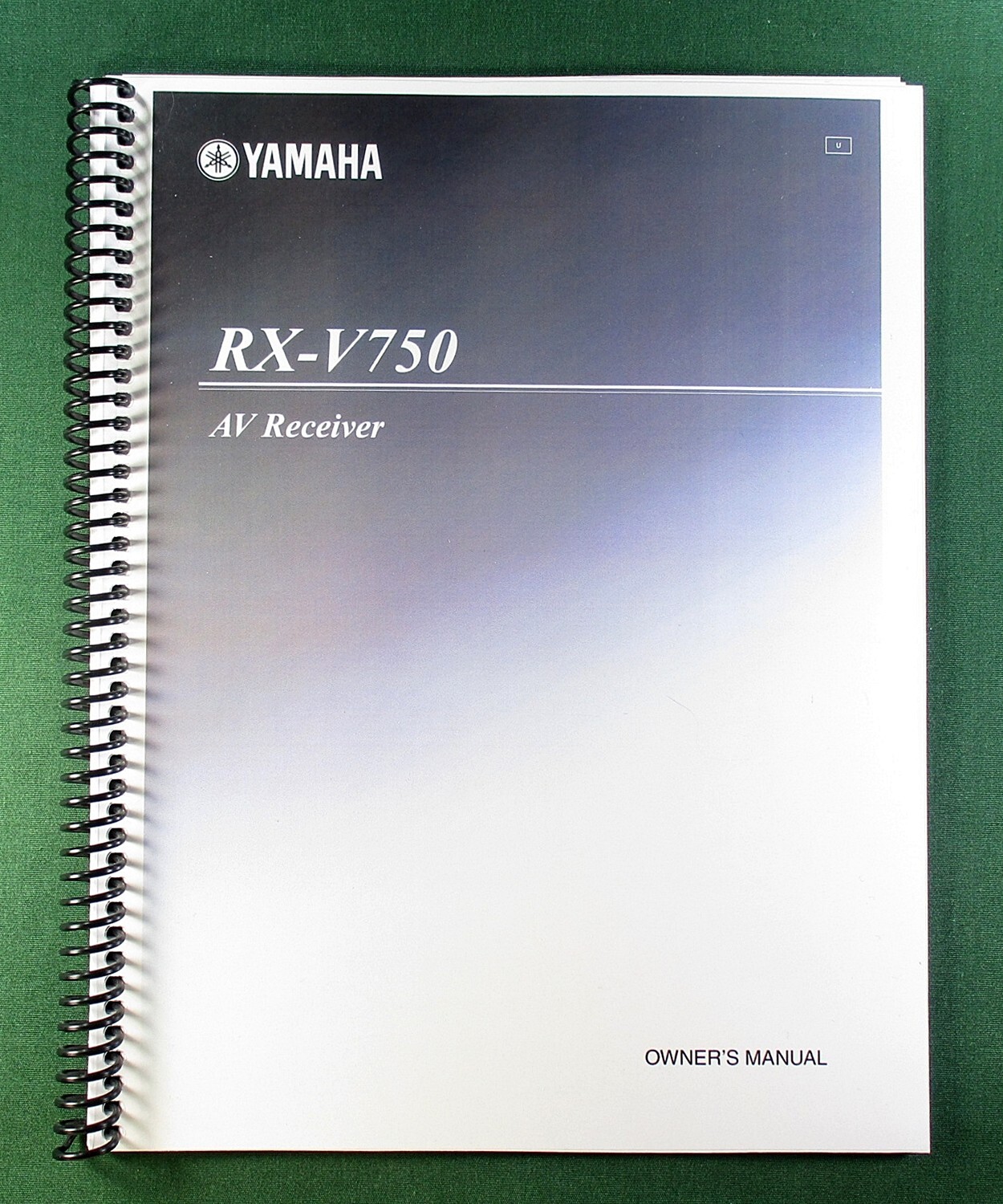 Yamaha RX-V750 Instruction Manual: 92 Pages & Protective Covers!