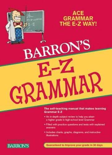 Barron’s E-Z Grammar (Barron’s E-Z Series) – Paperback By Mulvey, Dan – GOOD