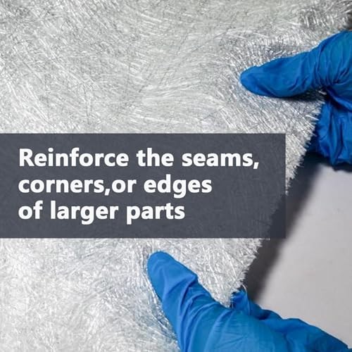 1.5oz Fiberglass Chopped Strand Mat 4″ x 360″ Cloth for Auto Marine Repair DIY