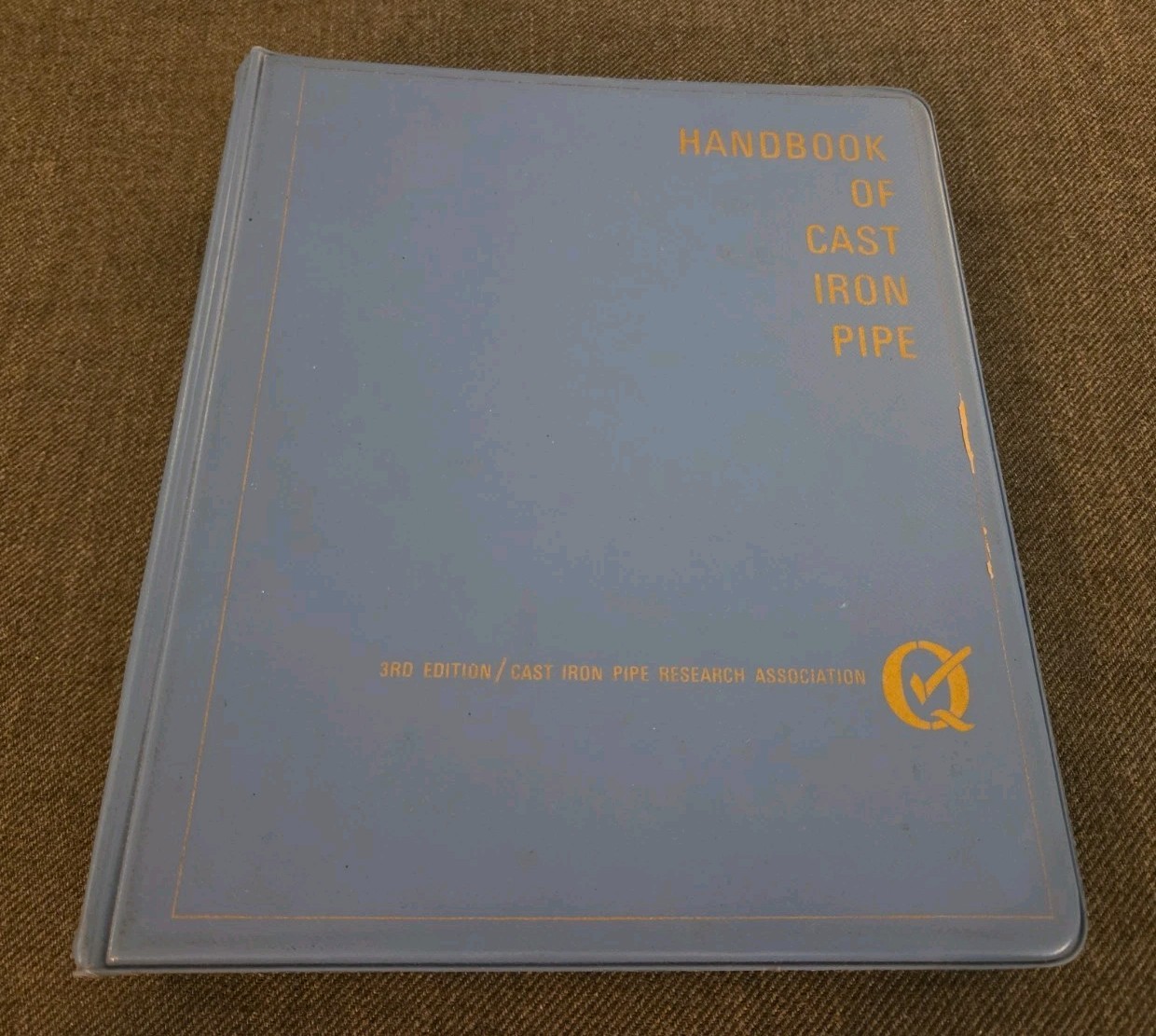 Handbook Of Cast Iron Pipe 3rd Edition Cast Iron Pipe Research Association 1960s