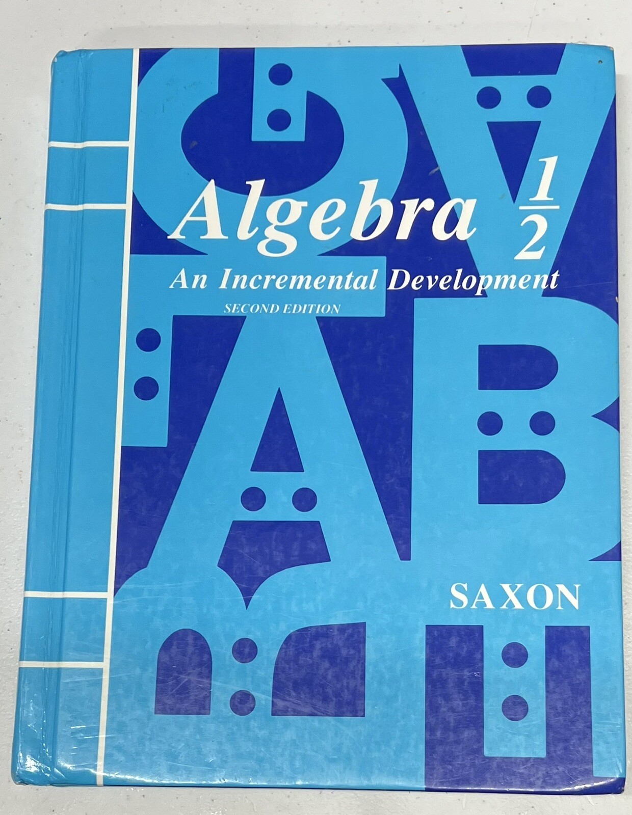 Saxon Algebra 1/2 second edition textbook hardcover homeschool math