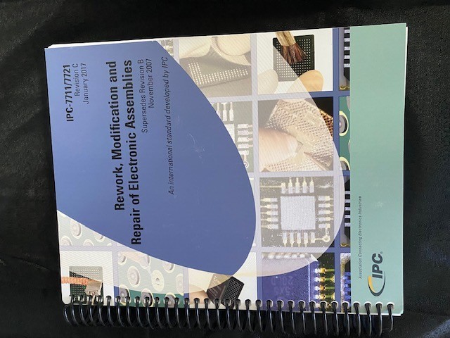 IPC-7711/7721C Rework, Modification and Repair of Electronic Assemblies