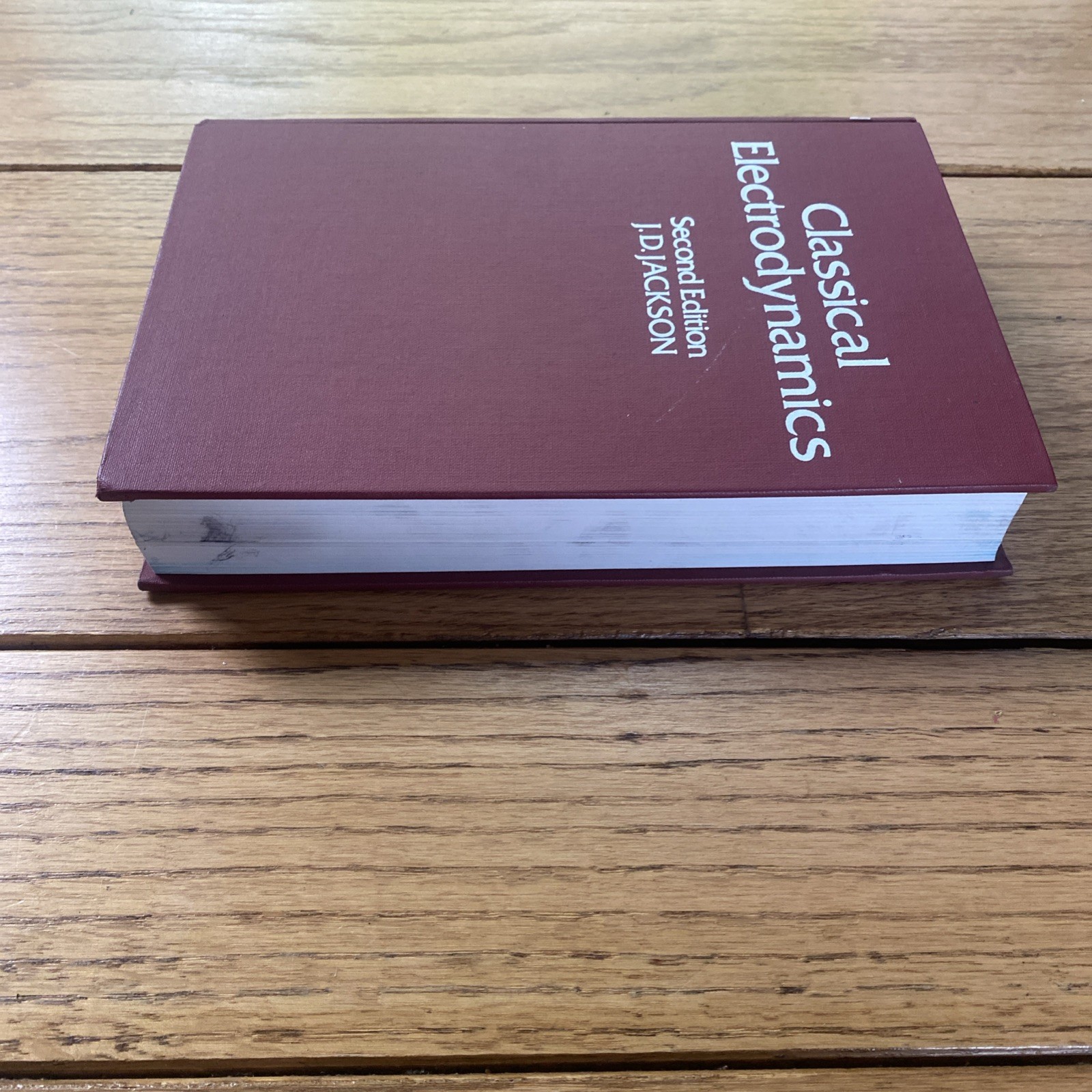 Classical Electrodynamics by John David Jackson 1975 2nd Edition Hardcover Book