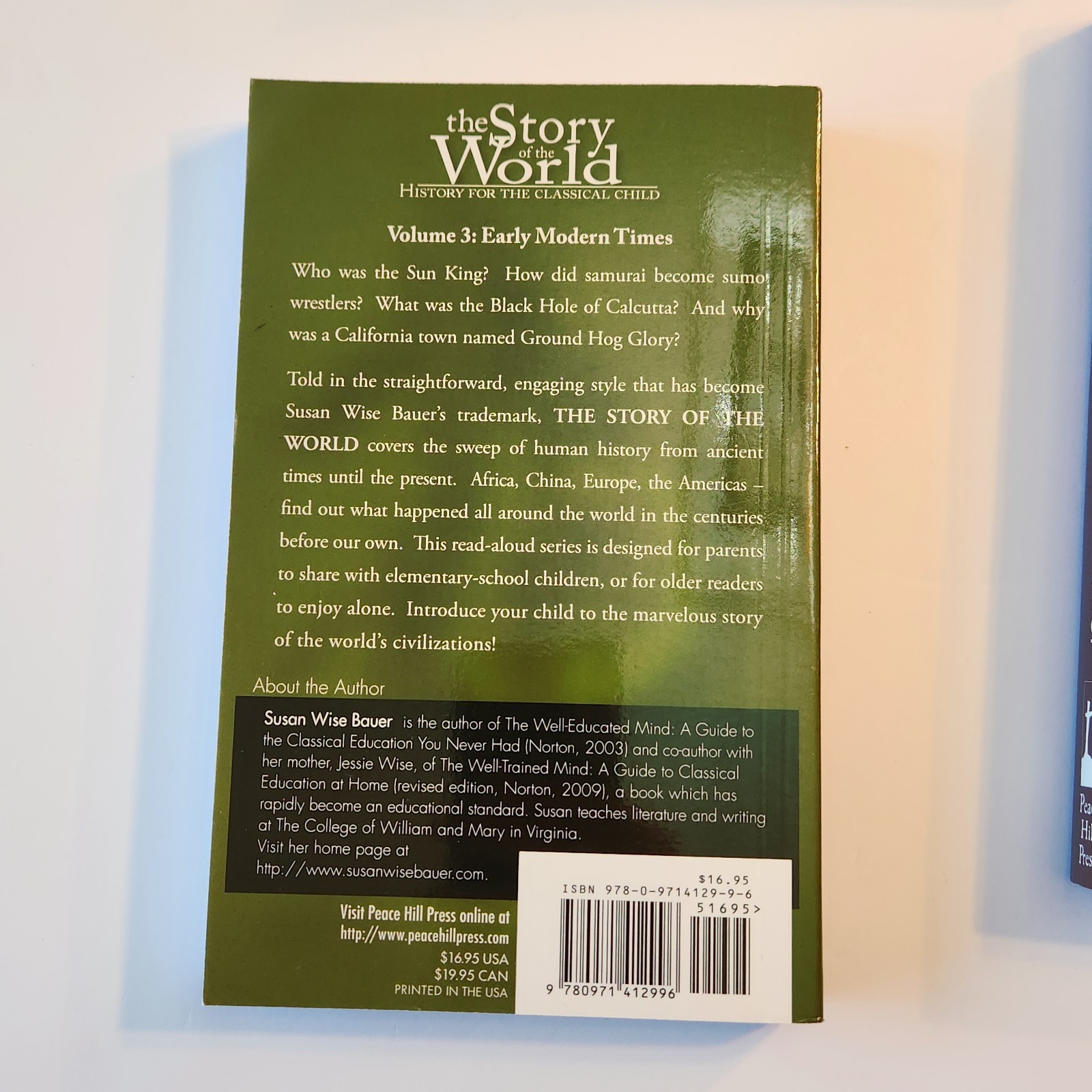 Story of the World Book Set Vol 2, 3, 4 MIDDLE EARLY MODERN AGE Susan Wise Bauer