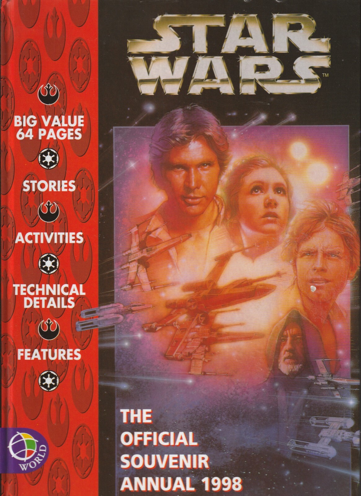 Star Wars Official Souvenir Annual 1998 Hardback 64 Pages Jedi Darth Vader Yoda