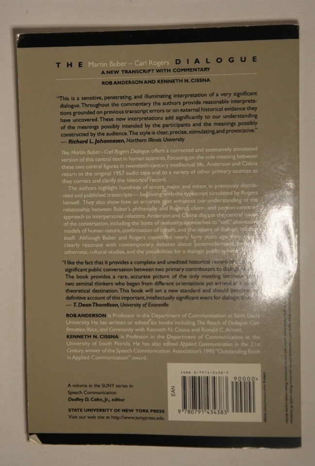 Martin Buber-Carl Rogers Debate : A New Transcript With Commentary, Paperback…