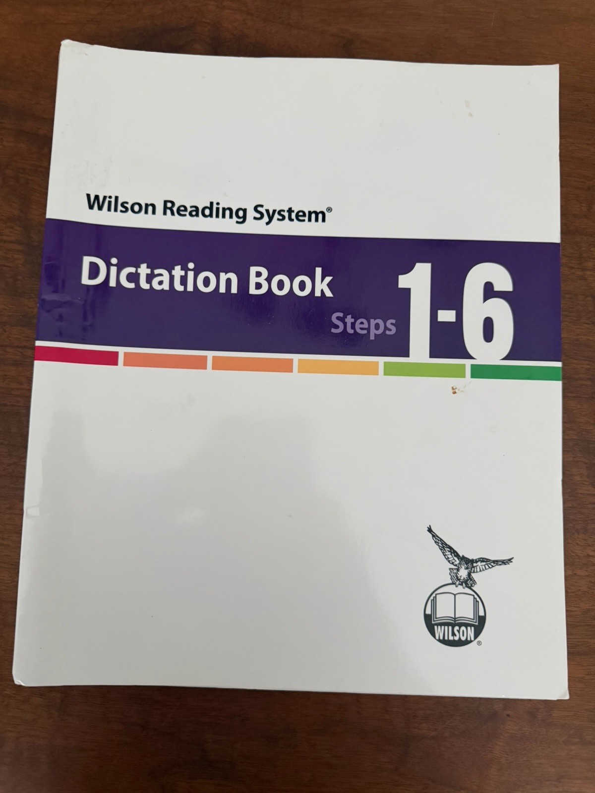 Wilson Reading System Dictation Book Steps 1-6 Spiral English Reading