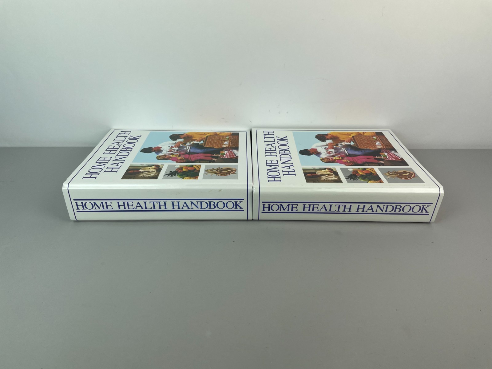 Vintage 90s Home Health Handbook Binders SET OF 2 MIXED Chapters