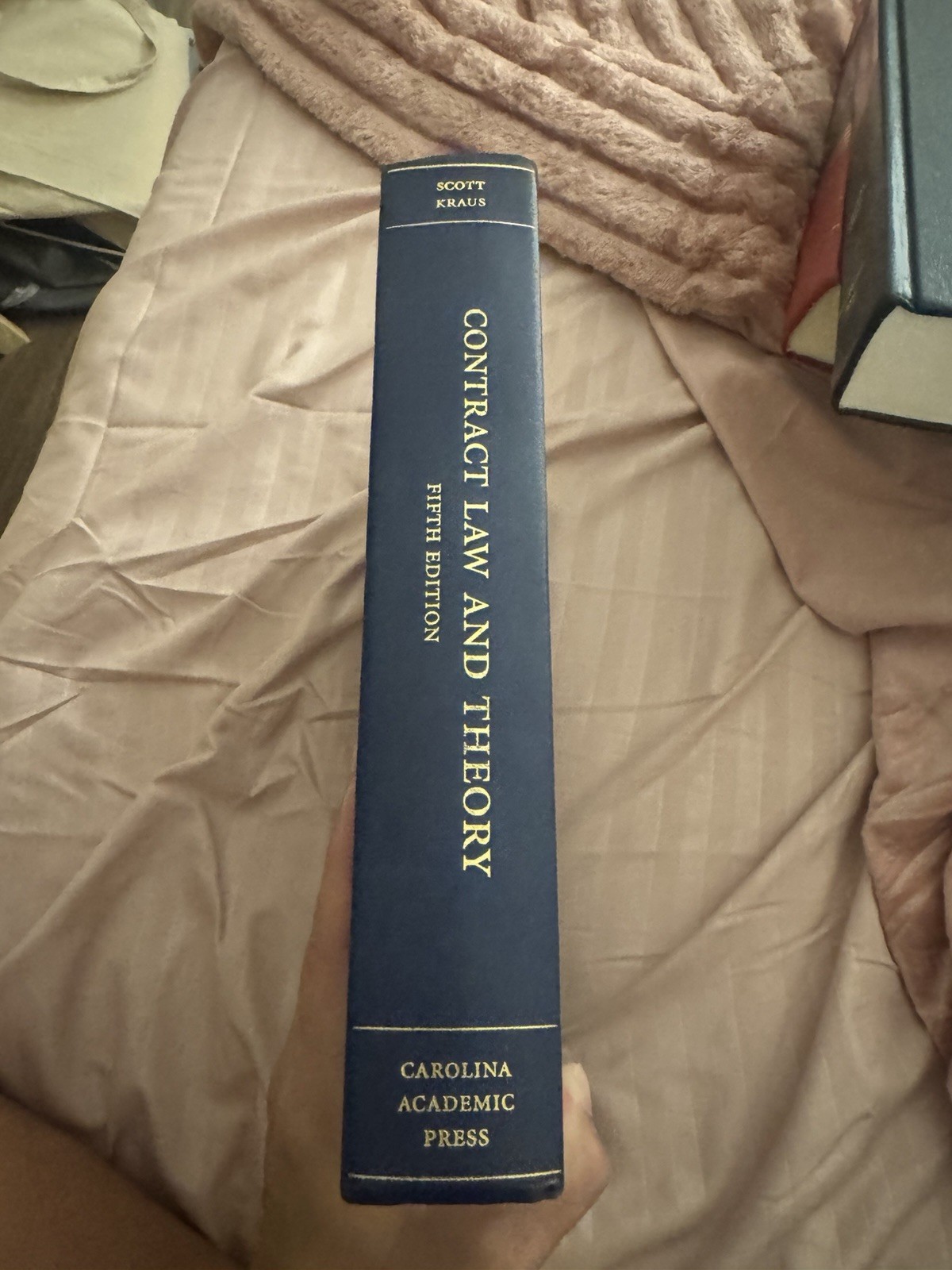 Carolina Academic Press Contract Law and Theory 5th Ed Hardcover Scott Kraus