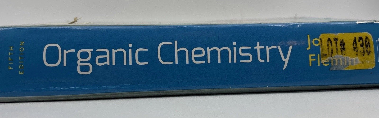 Organic Chemistry – 5th Edition, by Jones & Fleming. Free Shipping