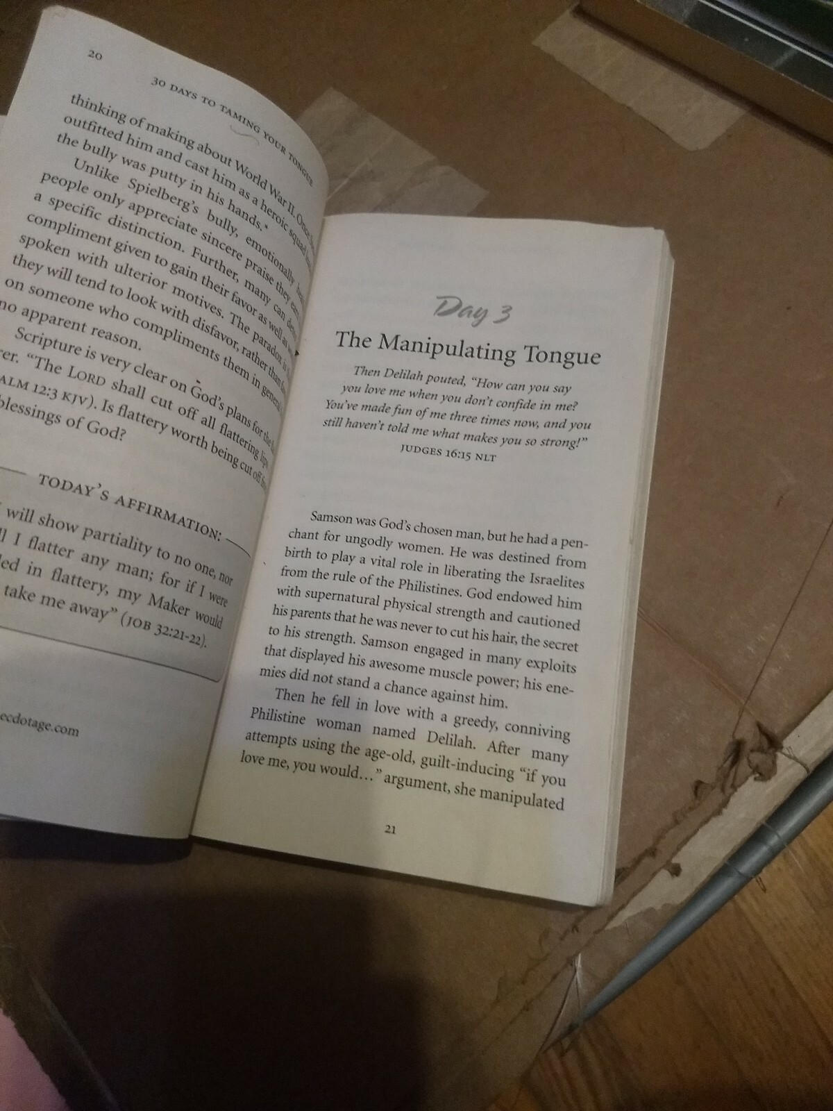 30 Days to Taming Your Tongue by Deborah Smith Pegues