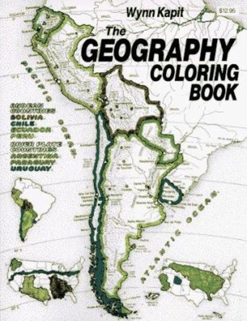 Geography Coloring Book Paperback Wynn Kapit