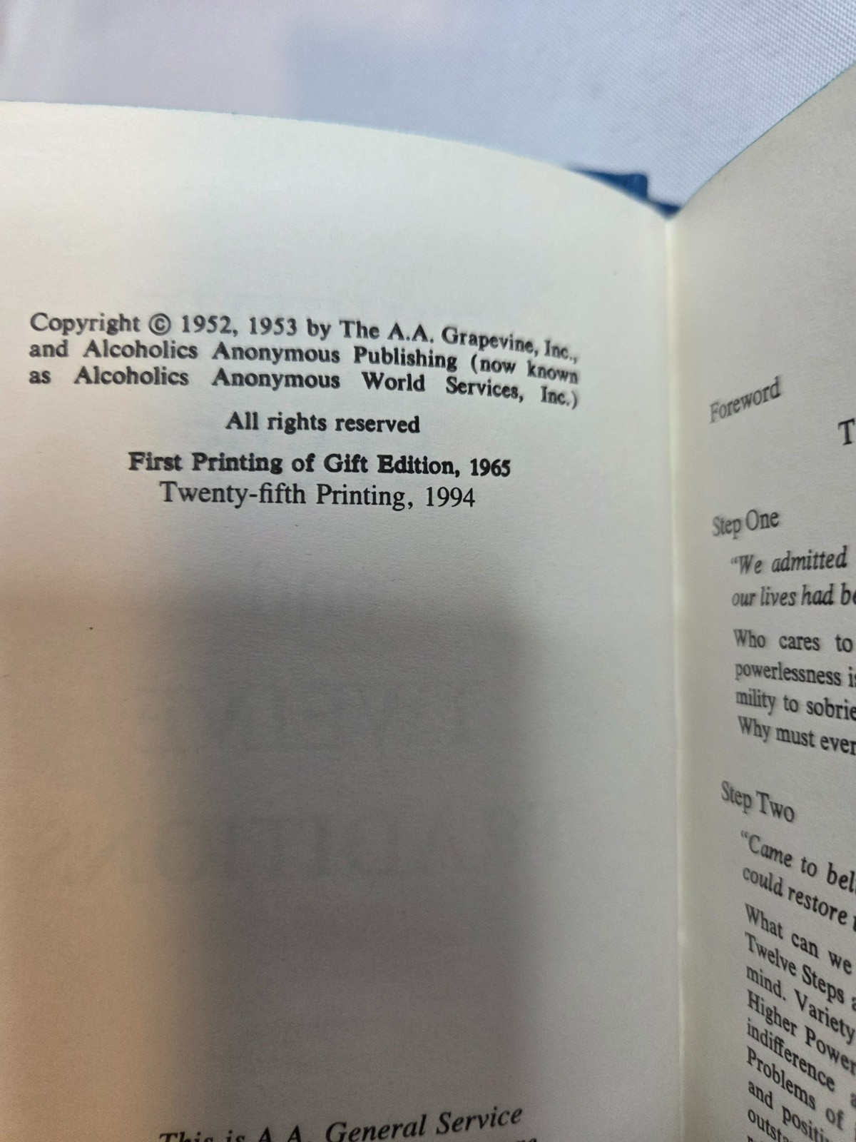 Vintage Alcoholics Anonymous (AA) Books Lot