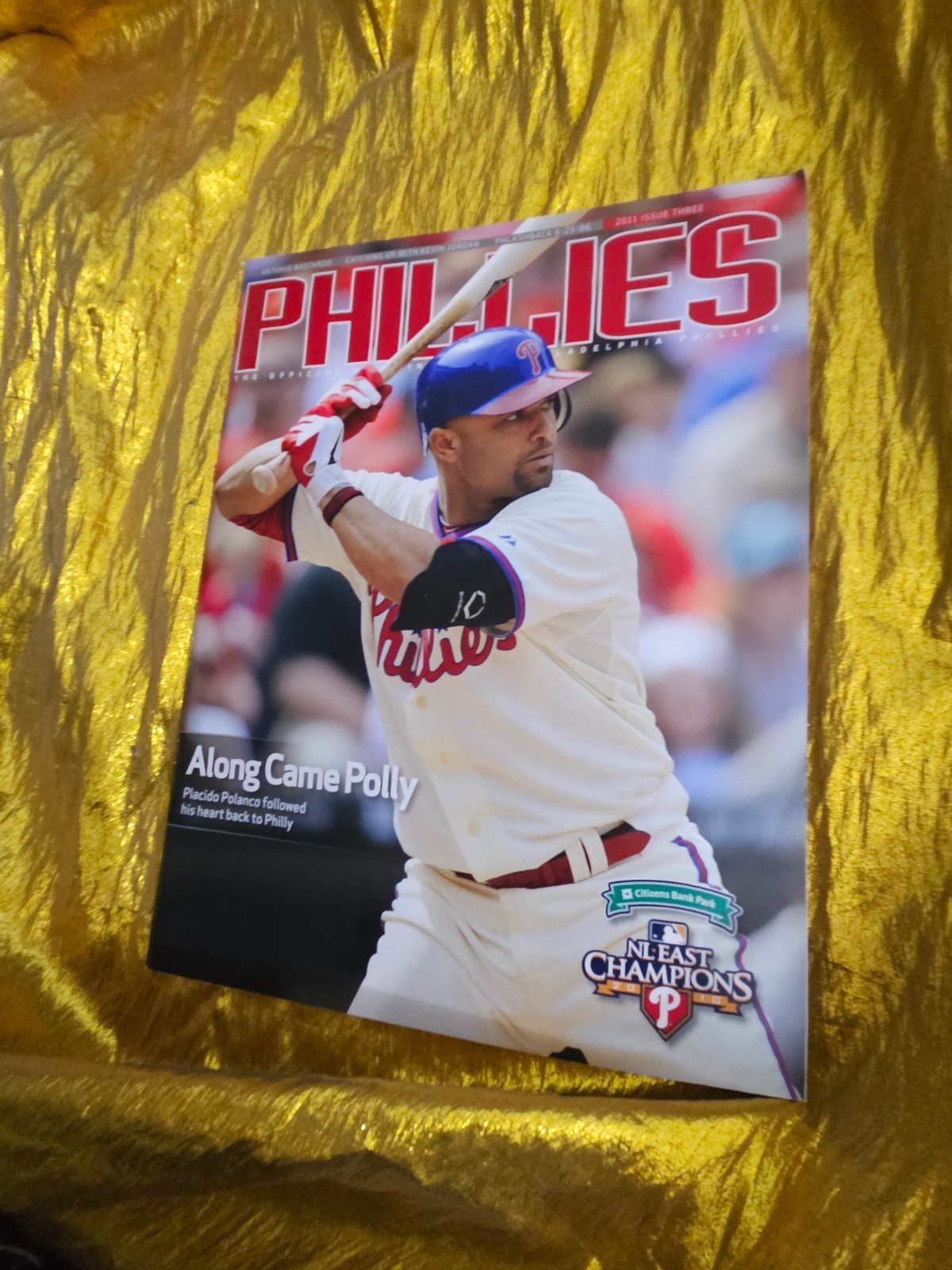 PHILADELPHIA PHILLIES MAGAZINE Issue THREE 3 2011 96 Pages – PLACIDO POLANCO NLE