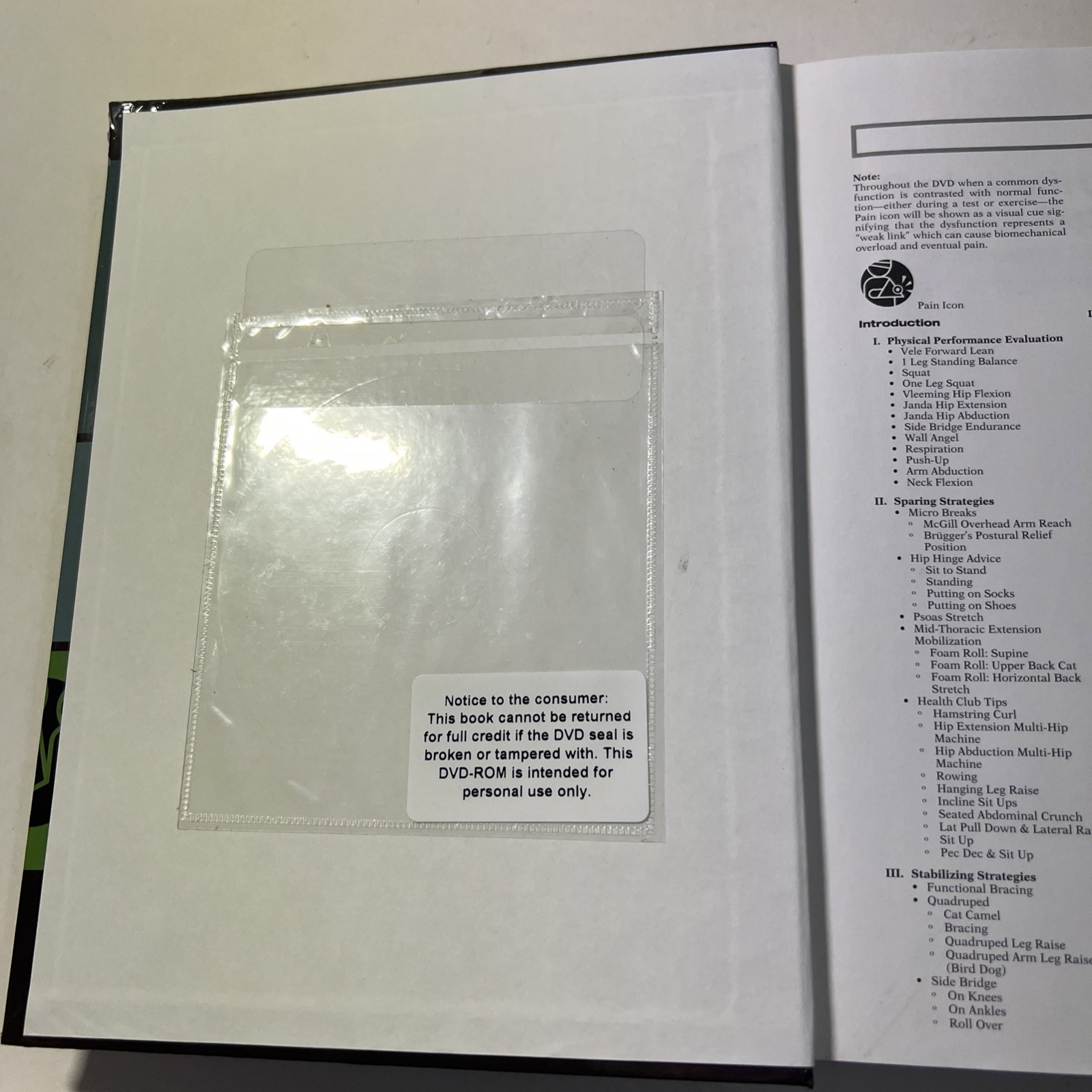 Rehabilitation of the Spine: A Practitioner’s Manual…NO DVD VG
