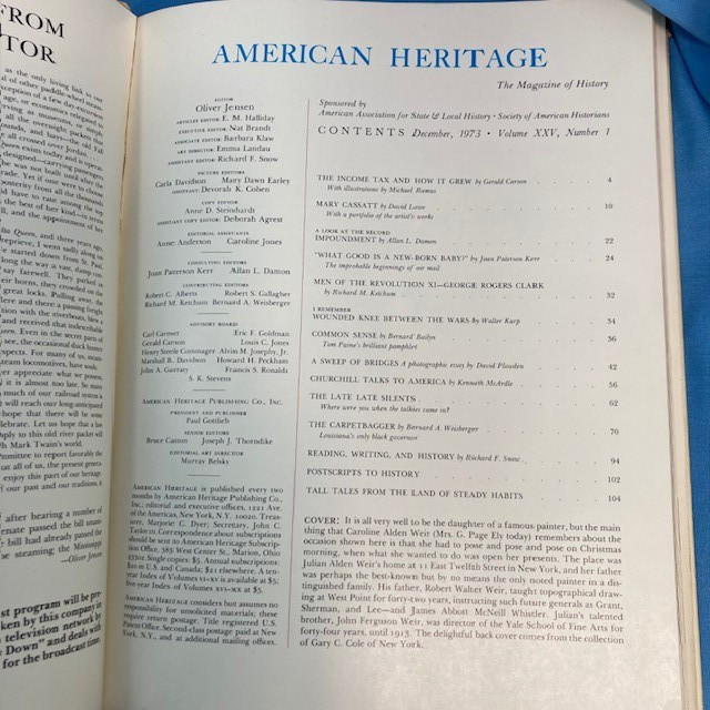 American Heritage, Hardcover Books, Apprx 100 pages each, 1970 – 1973 “YOU PICK”