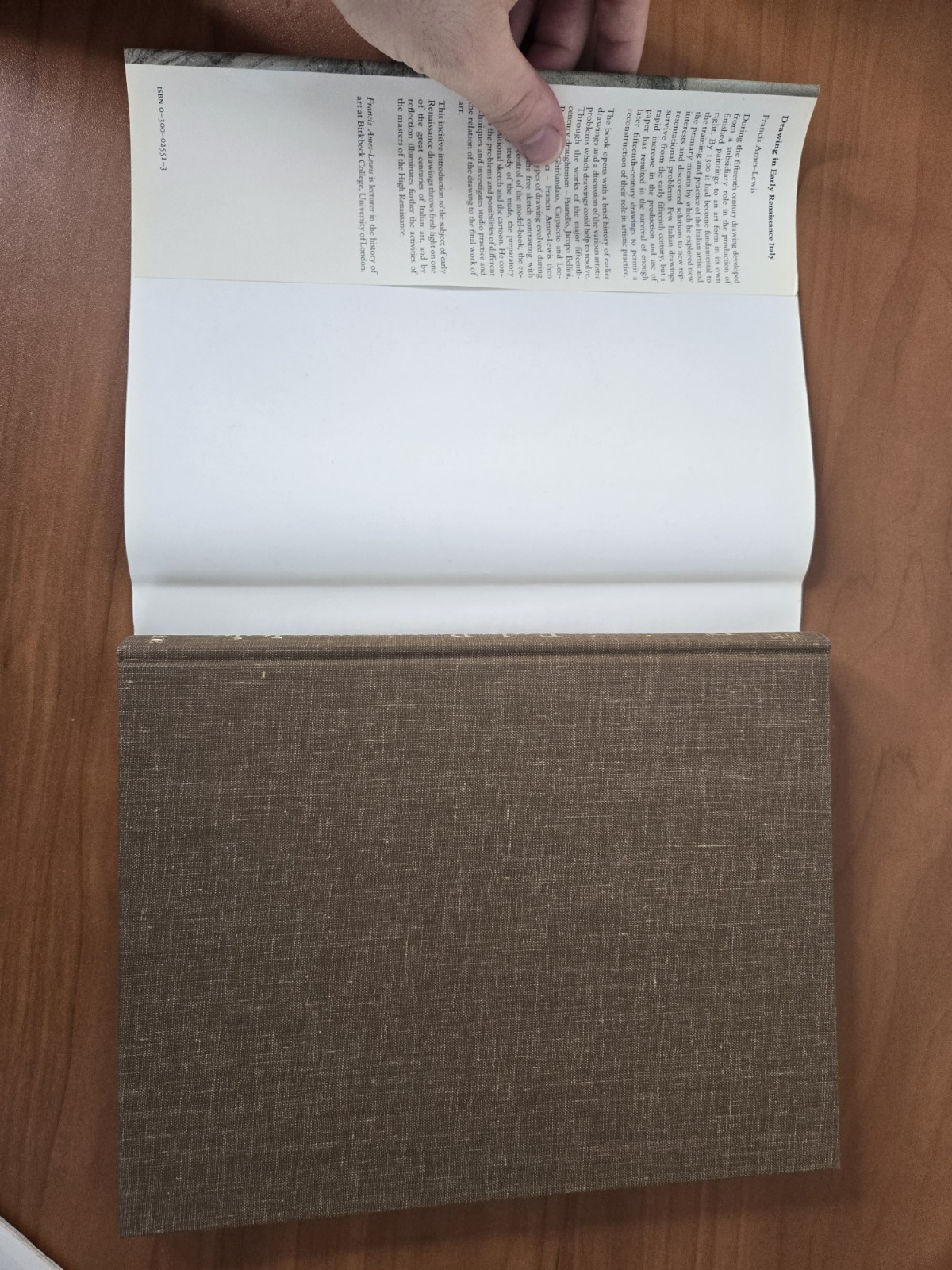 Drawing in Early Renaissance Italy Francis Ames-Lewis (1981, Hardcover) 1st Ed