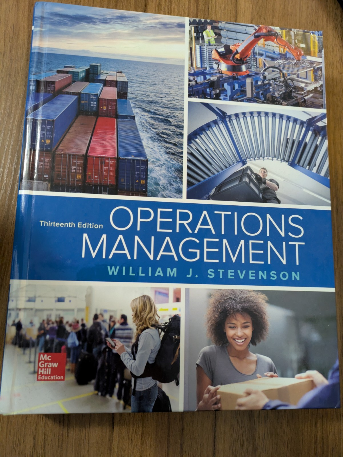 Operations Management by William J. Stevenson (2017, Hardcover)