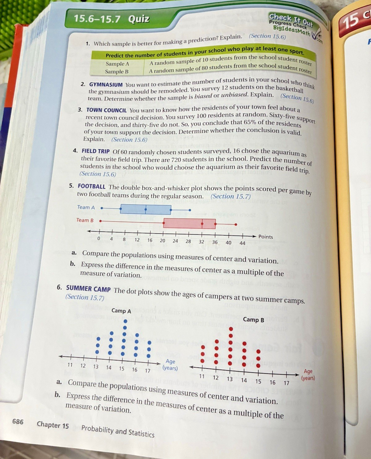 Big Ideas Math Advanced 2 A C – GOOD