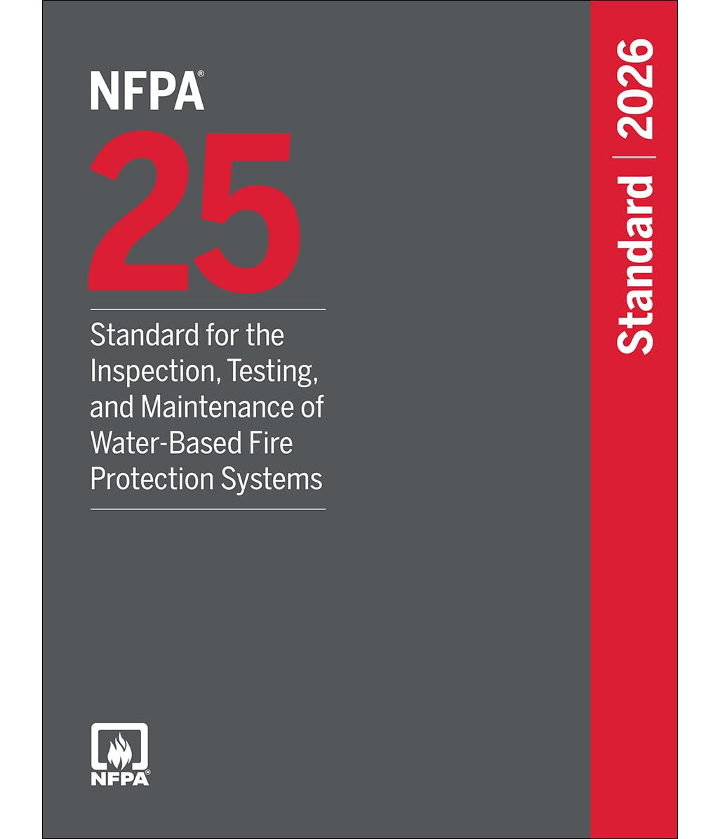 NFPA 25 2026 Inspection Testing Maintenance Water-Based Fire Systems
